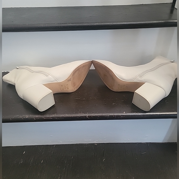 Aldo Priella Ankle boot Chunky Healed Boot In Color Bone Pointed Toe  US 9 - Picture 7 of 8